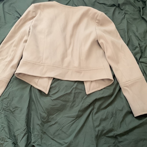 🆕 new J Crew camel tan blazer jacket cropped women’s size 6 slight defect - Picture 5 of 6